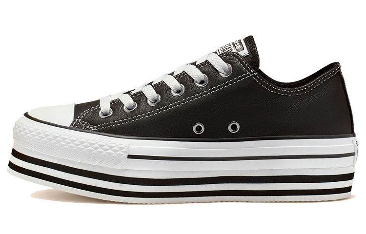 (Women) Converse Chuck Taylor All Star Platform Low Top Black White Sponge Cake Sole 'Black White' 565828C