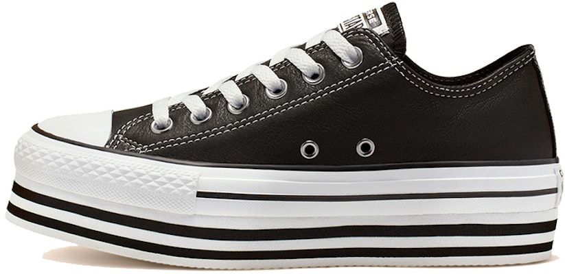(W) Converse Chuck Taylor All Star Platform Low Top Hitam Putih Sol Kue Spons 'Hitam Putih' 565828C Buy (W) Converse Chuck Taylor All Star Platform Low Top Hitam Putih Sol Kue Spons 'Hitam Putih' 565828C