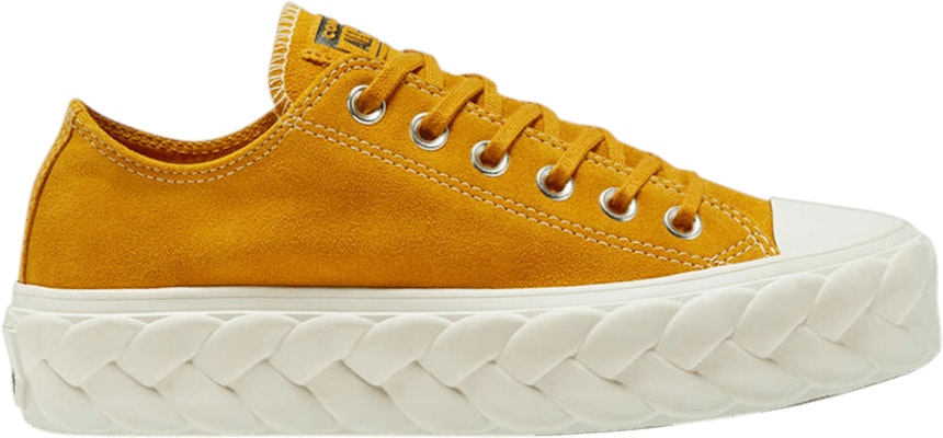 (Women) Converse Chuck Taylor All Star Platform Low 'Runway Cable - Saffron Yellow' 568684C Buy (Women) Converse Chuck Taylor All Star Platform Low 'Runway Cable - Saffron Yellow' 568684C
