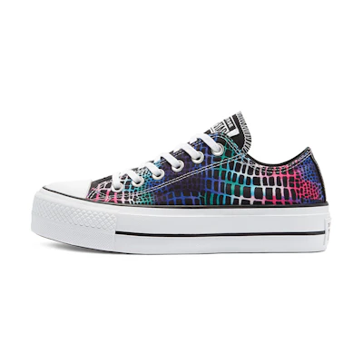 (W) Converse Chuck Taylor All Star Platform Low 'Digital Daze - Crocodile Scales'