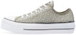 (W) Converse Chuck Taylor All Star Platform Low 'Light Field Surplus' - Rendah Platform 570791C