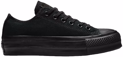 (Women) Converse Chuck Taylor All Star Platform Low 'Triple Black' 562926C (Women) Converse Chuck Taylor All Star Platform Low 'Triple Black' 562926C