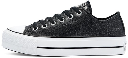 (Women) Converse Chuck Taylor All Star Platform Low 'Black Glitter' 569377C (Women) Converse Chuck Taylor All Star Platform Low 'Black Glitter' 569377C