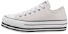 (W) Converse Chuck Taylor All Star Platform Low Top Krim Kek Span Tapak Tinggi 565829C