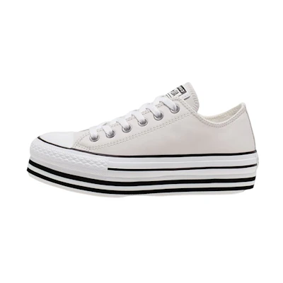 (W) Converse Chuck Taylor All Star Platform Low Top Creamy Sponge Cake Sole