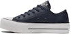 (W) Converse Chuck Taylor All Star Platform Low 'Anodized Metals - Obsidian' Malaysia 570453C