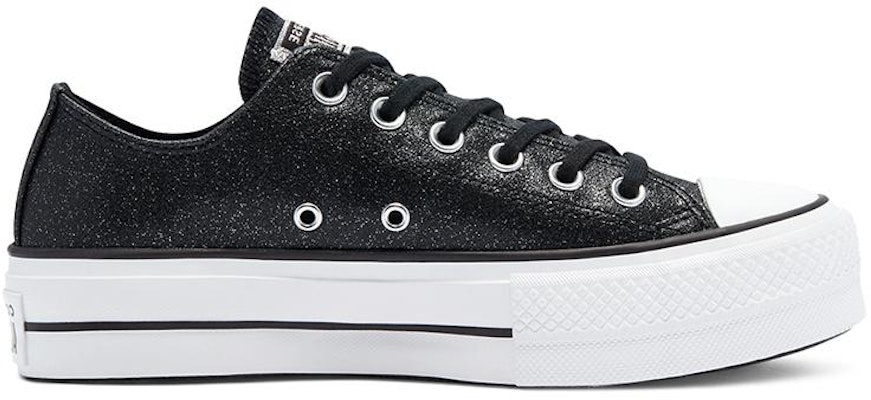 (Women) Converse Chuck Taylor All Star Platform Low 'Black Glitter' 569377C Order (Women) Converse Chuck Taylor All Star Platform Low 'Black Glitter' 569377C