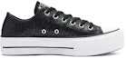 Order (W) Converse Chuck Taylor All Star Platform Low 'Hitam Berkilau' 569377C