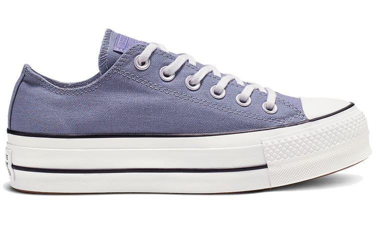 (W) Converse Chuck Taylor All Star Platform Low Top Thick Sole Blue Grey 圖 2