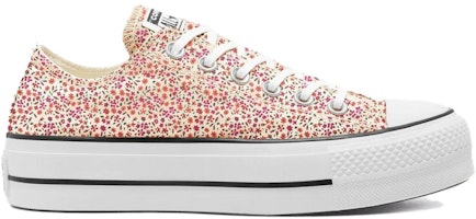 (W) Converse Chuck Taylor All Star Platform Low 'Floral Vintage - Egret' 568378C Lookbook (W) Converse Chuck Taylor All Star Platform Low 'Floral Vintage - Egret' 568378C