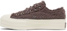Lookbook (W) Converse Chuck Taylor All Star Platform Low 'Cozy Sherpa - Violet Ore' Ungu 572201C