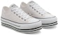 (W) Converse Chuck Taylor All Star Platform Low Top Krim Kek Span Tapak Tinggi 565829C