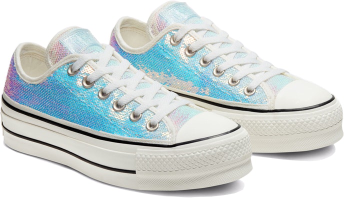 (W) Converse Chuck Taylor All Star Platform Low 'Mini Sequins' Wanita 566603C Lookbook (W) Converse Chuck Taylor All Star Platform Low 'Mini Sequins' Wanita 566603C