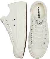 (W) Converse Chuck Taylor All Star Platform Low 'Runway Cable - Egret' dalam warna Krim. 568683C Shop (W) Converse Chuck Taylor All Star Platform Low 'Runway Cable - Egret' dalam warna Krim. 568683C