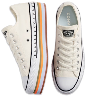 (W) Converse Chuck Taylor All Star Platform Rendah 'Sunblocked - Egret' 567847C Shop (W) Converse Chuck Taylor All Star Platform Rendah 'Sunblocked - Egret' 567847C