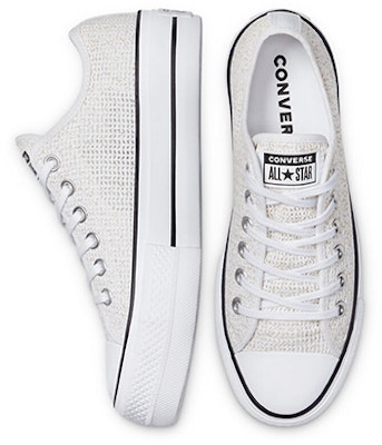 (W) Converse Chuck Taylor All Star Platform Rendah 'Putih Berbintik' 570792C Purchase (W) Converse Chuck Taylor All Star Platform Rendah 'Putih Berbintik' 570792C