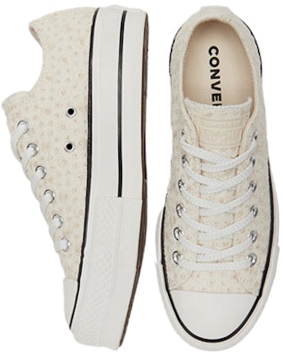 (W) Converse Chuck Taylor All Star Platform Rendah 'Broderie' 571281C Purchase (W) Converse Chuck Taylor All Star Platform Rendah 'Broderie' 571281C
