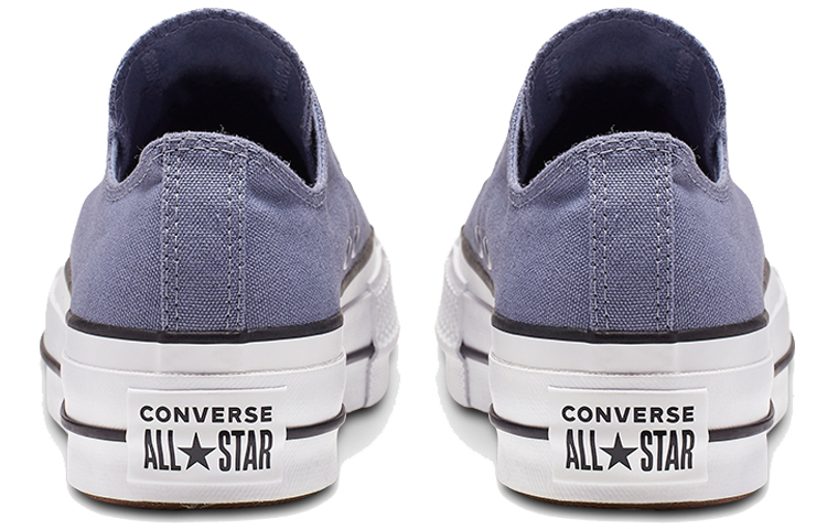 (W) Converse Chuck Taylor All Star Platform Low Top Thick Sole Blue Grey 圖 5
