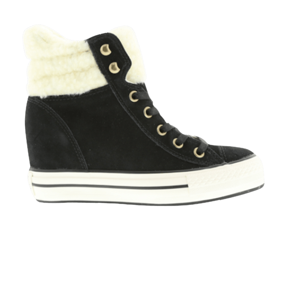 (Women) Converse Chuck Taylor All Star Platform Plus Collar High 'Black Natural' 545049C