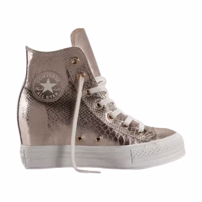 (W) Converse Chuck Taylor All Star Platform Plus Wedge Glam Hi 'Rose'