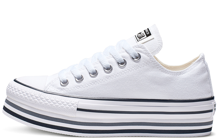 Buy (W) 匡威Chuck Taylor全明星松糕底纯白色帆布鞋 563971C