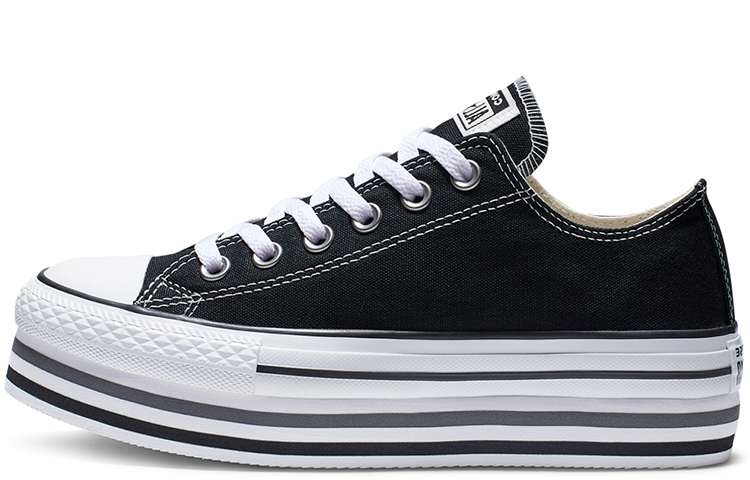 Buy (W) 匡威Chuck Taylor All Star松糕鞋底黑白配色板鞋 563970C