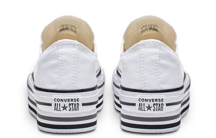 (W) Converse Chuck Taylor All Star Platform Sponge Cake Sole Pure White 圖 4
