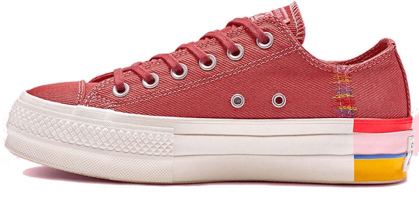 (W) 컨버스 척테일러 레인보우 플랫폼 로우탑 레드 564995C Buy (W) 컨버스 척테일러 레인보우 플랫폼 로우탑 레드 564995C