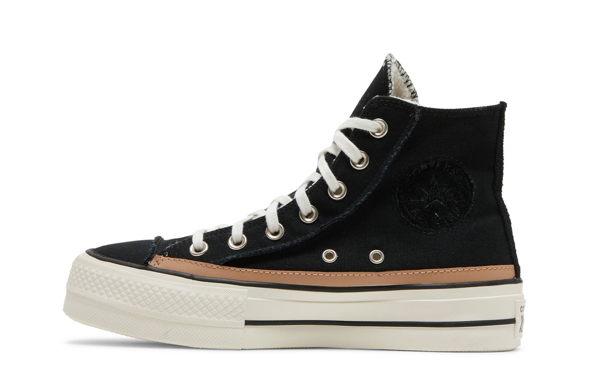 Lookbook (W) Converse Chuck Taylor All Star Plataforma Alta 'Negro Champagne Tan' 573191C