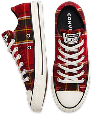 (W) 컨버스 척테일러 레드 블랙 플레이드 스니커즈 568926C Shop (W) 컨버스 척테일러 레드 블랙 플레이드 스니커즈 568926C
