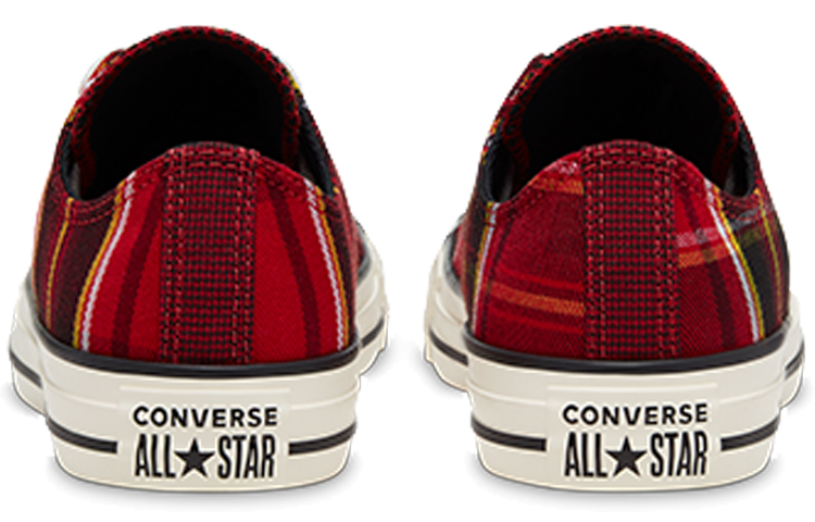 Purchase (W) Converse Chuck Taylor All Star Merah Kotak-kotak Sneakers 'Merah Hitam' 568926C