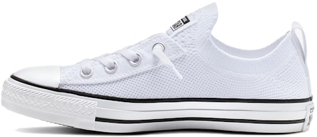 (Women) Converse Chuck Taylor All Star Shoreline Knit Slip-On 'White Black' 565490F (Women) Converse Chuck Taylor All Star Shoreline Knit Slip-On 'White Black' 565490F