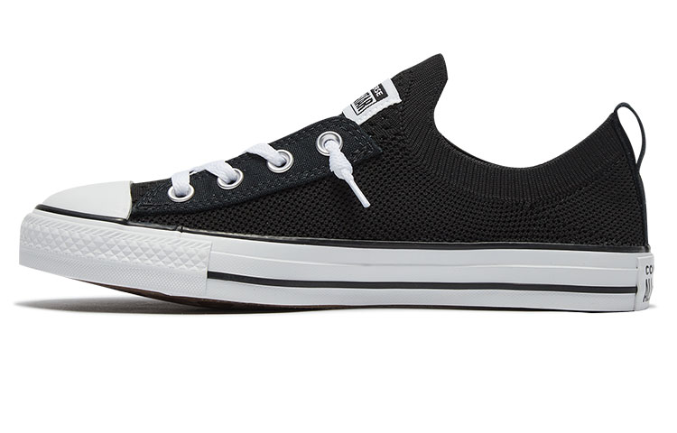 (Women) Converse Chuck Taylor All Star Shoreline Knit Slip Low Top Black White 565489C