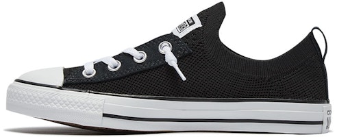 (Women) Converse Chuck Taylor All Star Shoreline Knit Slip Low Top Black White 565489C (Women) Converse Chuck Taylor All Star Shoreline Knit Slip Low Top Black White 565489C