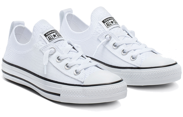 Lookbook (W) Converse Chuck Taylor All Star Shoreline Knit Slip-On 'Putih Hitam' 565490F