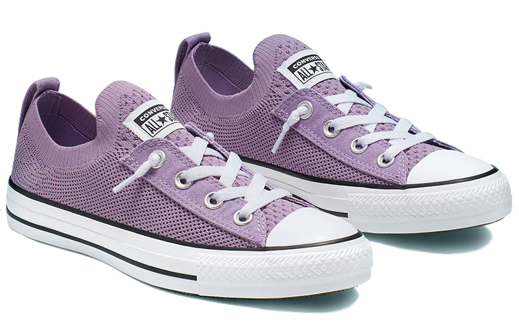 (W) Converse Chuck Taylor All Star Shoreline Knit Slip Low Top Purple 圖 3