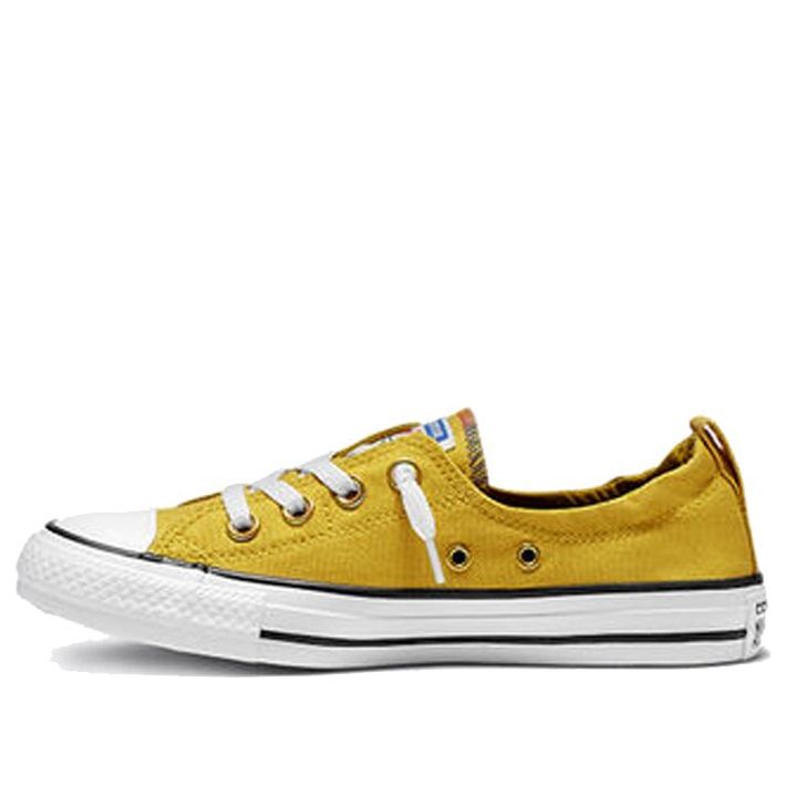 (Women) Converse Chuck Taylor All Star Shoreline Slip Low Top Canvas Yellow White 565442F