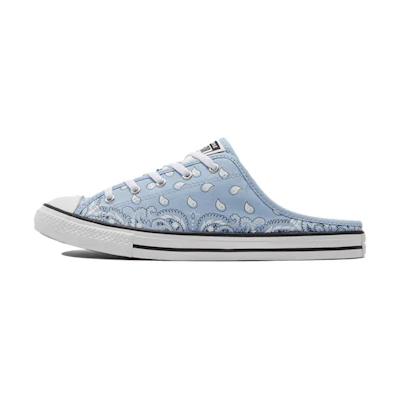 (W) Converse Chuck Taylor All Star Slippers Blue/White