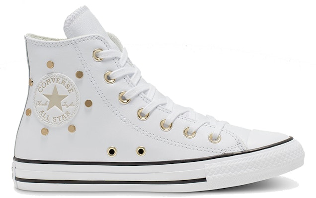 (W) 컨버스 척테일러 스터드 레더 스팟 리벳 하이탑 (화이트) 565848C Order (W) 컨버스 척테일러 스터드 레더 스팟 리벳 하이탑 (화이트) 565848C