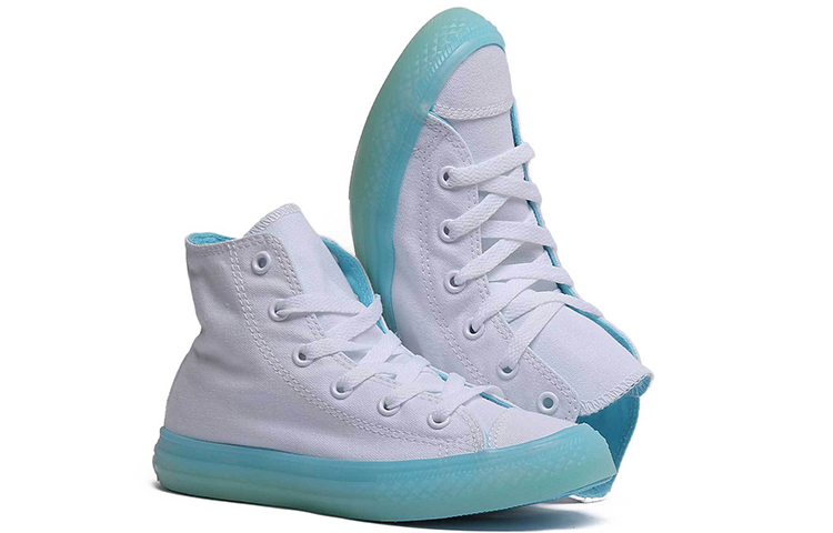 (W) Converse Chuck Taylor All Star Translucent Midsole White Bleached Aqua Sneakers 'White Light Green' 圖 3
