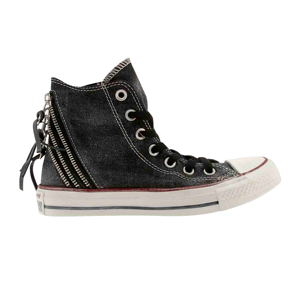 (W) Converse Chuck Taylor All Star Tri Zip Hi 'Black'