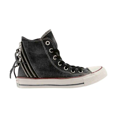 (W) Converse Chuck Taylor All Star Tri Zip Hi 'Black'