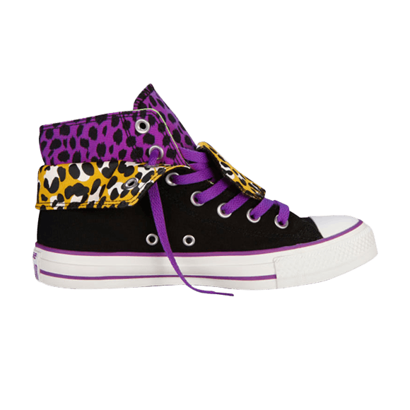 (Women) Converse Chuck Taylor All Star Two-Fold Hi 'Animal Print Black' 540279