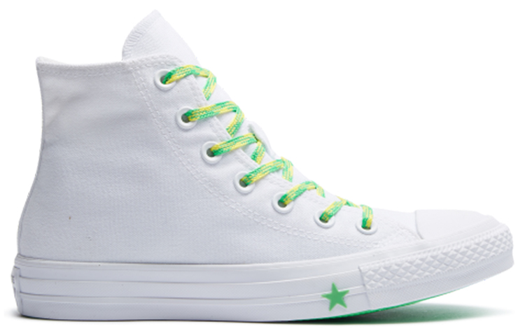 (W) Converse Chuck Taylor All Star White/Acid Green/Fresh Yellow 圖 2