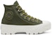 (W) Converse Boot GORE-TEX Tebal Hijau Tentera Chuck Taylor High Top Malaysia 566154C