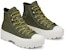(W) Converse Boot GORE-TEX Tebal Hijau Tentera Chuck Taylor High Top Malaysia 566154C