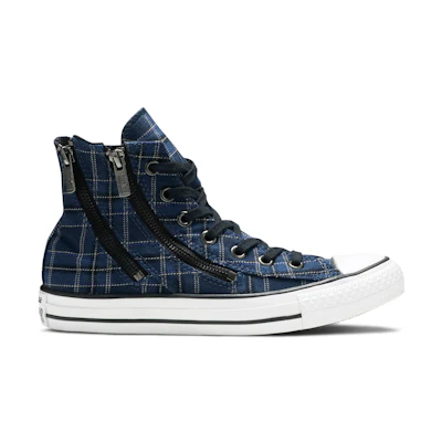 (W) Converse Chuck Taylor Dual Zip High 'Blue Plaid'