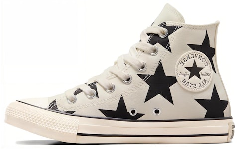 Converse CHUCK TAYLOR 耐磨透氣 高筒 帆布鞋 女款 米黑 Buy Converse CHUCK TAYLOR 耐磨透氣 高筒 帆布鞋 女款 米黑