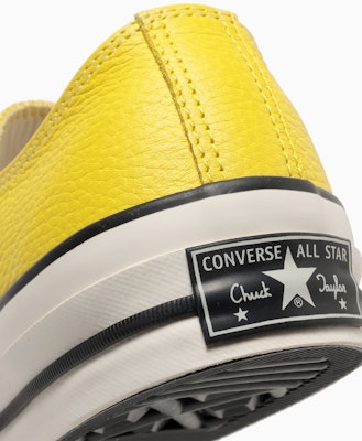 Converse Chuck Taylor Leather Ox Sneakers Yellow 31311510 Sizing Converse Chuck Taylor Leather Ox Sneakers Yellow 31311510