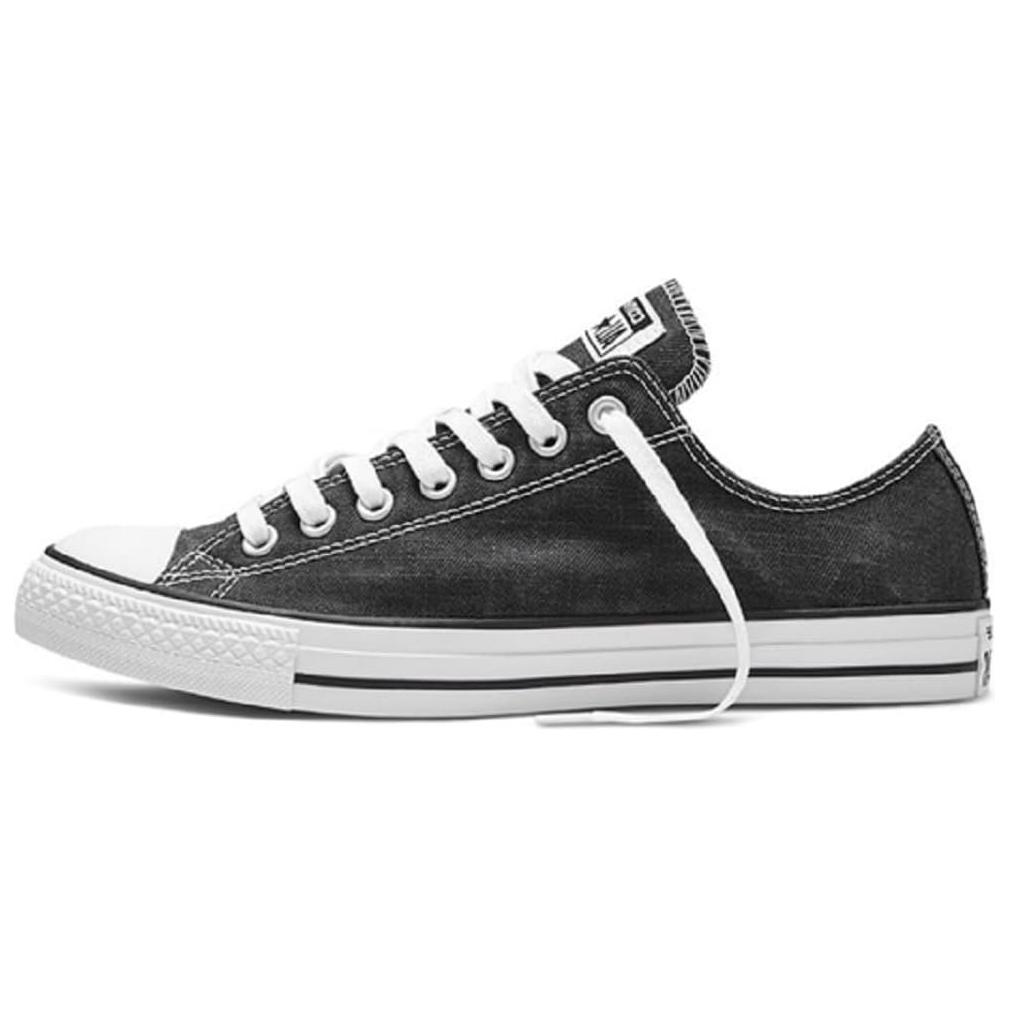 (Women) Converse Chuck Taylor Seasonal Low-Top Canvas Shoes Women’s Grey Black Lightweight 151202C
